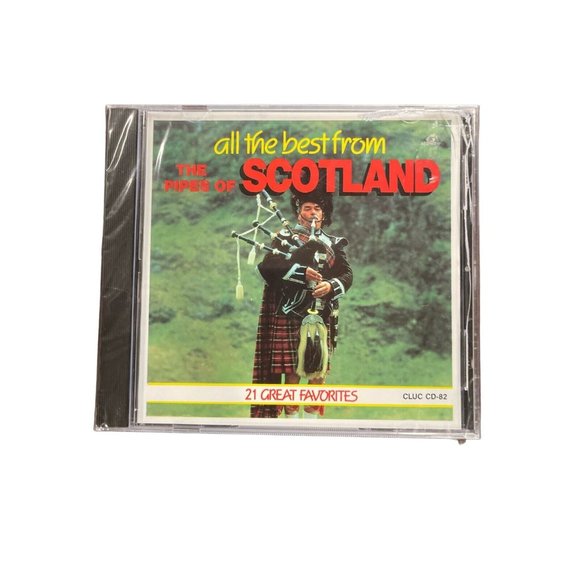 All The Best From the Pipes of Scotland 21 Great Favorites CD Bagpipes Scottish - Picture 1 of 2